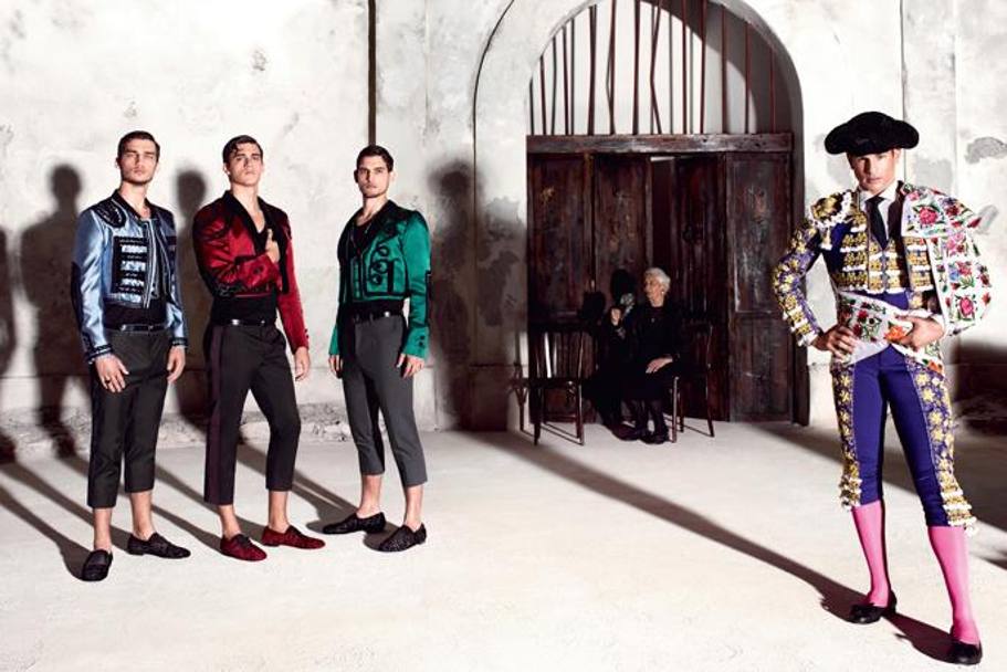 Uno scatto della campagna Dolce & Gabbana per la prossima estate